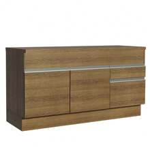 Gabinete Bajo Cocina Madesa Glamy 150cm Con Encimera MM 1 - Marrón - Ver 11