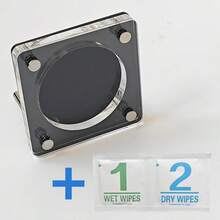 Black Anime Character Acrylic Display Stand, High Transparency Anti-Dust Thickened, Suitable For Displaying Badges Of Gumi And Gumi Series, Baji Badge Size Is 58mm, Can Store 9 Or 1 Baji - Black - View 14