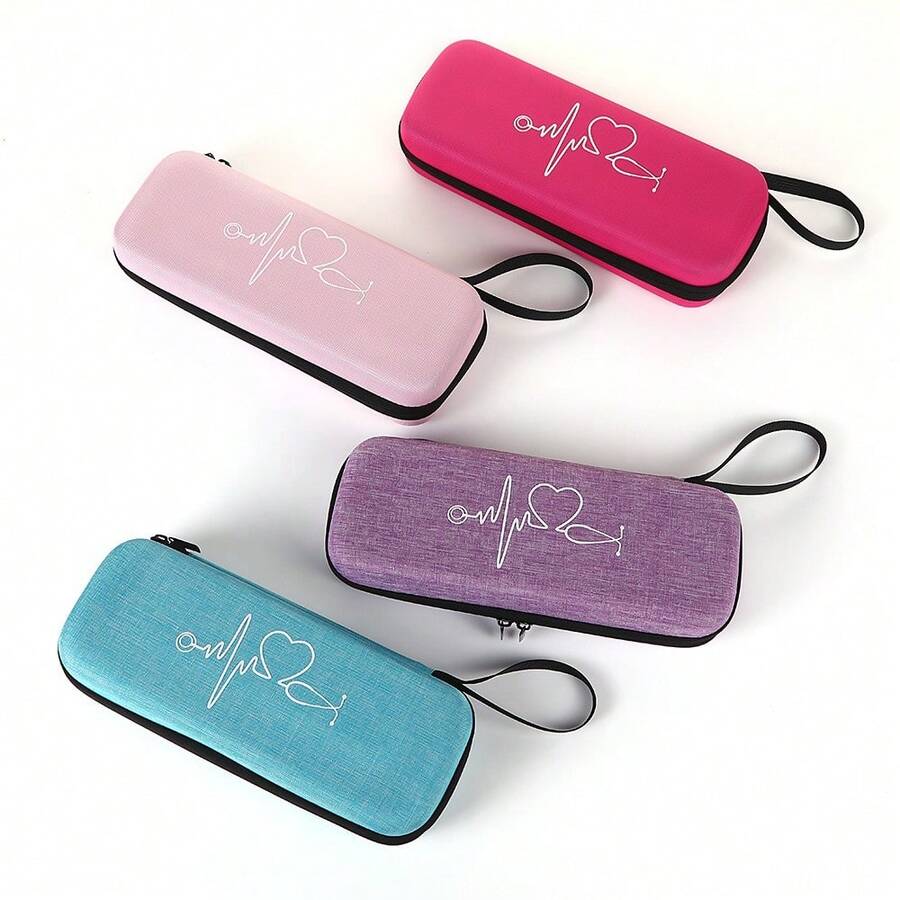 Multifunctional EVA Hard-Shell Stethoscope Storage Case, Portable Large-Capacity Organizer, Outdoor Carrying Bag, Available In 5 Colors