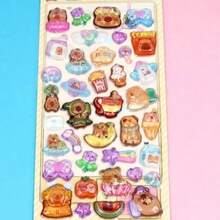 3D Cartoon Character Embossed Luminous Stickers, Cute Creative Children's Toy Stickers Wholesale - Multicolor - View 6