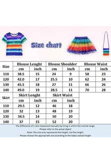 Girls' Shirt Dress Set, Birthday Party Outfit - Color - View 2