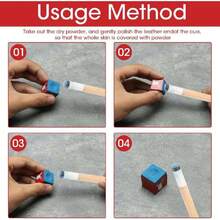 24 Pcs Tiza de Billar,Tiza de Billar Antideslizante,Accesorios de Tiza para Billar,Polvo Aceitoso Azul Mejora El Agarre del Billar para Juegos de Billar Snooker,Torneos,Hogar,Bares,Deportes,38927473 - D - Ver 6