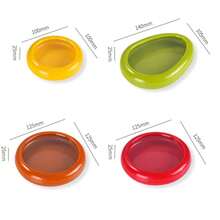 4-Piece Food Preservation Cover - Refrigerator And Freezer Vegetable And Fruit Sealing Film Box - Multicolor - View 9