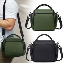Digital Camera Shoulder Bag Crossbody Waterproof Carry Case For DSLR SLR Canon - Green - View 2