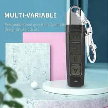 Universal Gate Opener Remote-433mhz Remote-Gate Control Remote - Cloning Remote Control Key Fob, 4 Buttons Universal Cloning Remote Control Key Fob 433mhz For Garage Door - Black - View 6