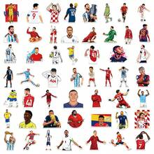 50pcs Soccer/Football Trading Cards, DIY Personalized Idol Merchandise Gift For Friends Birthday, Sticker Collection, Decorative Accessories, Small Gifts, Christmas Gifts, Collectibles - Multicolor - View 6