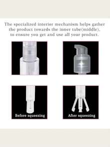 1pc Transparent Lockable PP Pump Spray Bottle - Multicolor - View 6