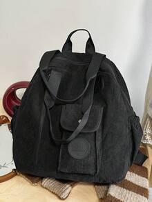 peach tree 大容量休闲背包，适合妈妈、旅行、装笔记本电脑、情侣使用，纯色设计，功能齐全，容量大，多口袋，便携，假日必备，旅行、运动、上学、商务，电脑背包，礼物，返校季，大学，万圣节，圣诞节，尖叫包，女士背包，冬季，圣诞礼物，旅行包，桃树图案