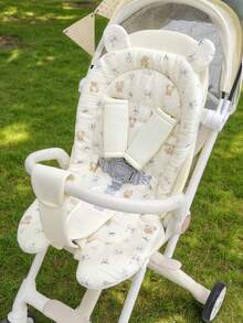 1 件婴儿推车垫，柔软透气，双面棉质推车垫 - 彩色 - 查看 12