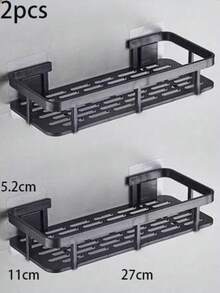 1 chiếc kệ đựng đồ nhà tắm gắn tường chống gỉ, không cần khoan, thiết kế đục lỗ giúp thông gió và thoát nước, kết cấu chắc chắn, dung tích lớn, dễ lắp đặt, chống ẩm và chống gỉ. Phụ kiện nhà tắm - Nhiều màu - Xem 14