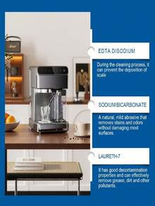 JUE-FISH 除垢泡腾片，不锈钢锅具除垢清洁剂，柠檬香味，轻松去除电器上的水垢，适用于锅具、水壶和家用电器 - 多款 - 查看 3