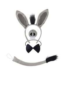 Sản phẩm mới bán chạy nhất: Băng đô hình con lừa cho tiệc tùng, tiệc chiêu đãi, biểu diễn sân khấu, trang phục, phụ kiện đội đầu hình động vật thời trang cá nhân hóa. - Con lừa nhỏ - Xem 3