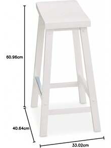 Taburetes de bar - Blanco - Ver 9