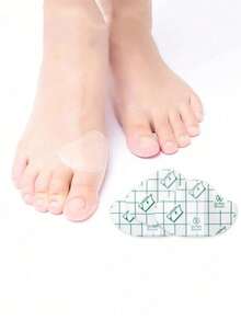 50片装凝胶鞋跟保护贴：透明超薄隐形鞋底摩擦垫，防磨高跟鞋，粘性防磨水泡贴，鞋垫，鞋贴，缓解疼痛，足部护理，防滑垫。适用于户外、运动、旅行、居家、办公、学校等各种场合。提供60片/40片/20片/10片/5片装。 - 透明 - 查看 11