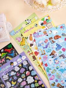 3D Candy Stickers Arts & Crafts, Cute Pet Diamond Gem Crystal Children's Handmade Decorative Stickers, Christmas/Thanksgiving Holiday Birthday Gifts For Kids - Multicolor - View 7