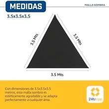 Umbrellas - 3.50 X 3.50 X 3.50 Mts+Black1 - View 6