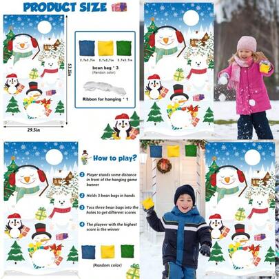 Party Games For Adults Bean Bags Toss Game BannerFull Of Fun