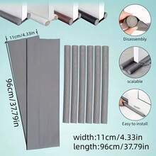 1条加厚门底密封条，隔音防风防尘，适用于家庭卧室门缝