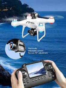 TOKQI 无刷双摄像头四轴飞行器无人机，配备无线遥控器、屏幕、智能避障、光流悬停、多镜头变焦，适用于拍摄、视频和摄影。 - 彩色 - 查看 5