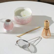 Crackle Glaze Matcha Bowl Set, Matcha Tools Set Including Matcha Bowl, Matcha Whisk Stand