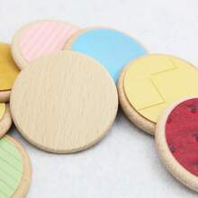 Brinquedo Montessori Tabuleiro Tátil Jogo de Correspondência Sensorial, Brinquedo de Treinamento de Reconhecimento de Cores, Percepção Cognitiva e Memória, Brinquedo de Desenvolvimento da Primeira Infância, Presente de Natal e Halloween - Multicolorido - Visão 4