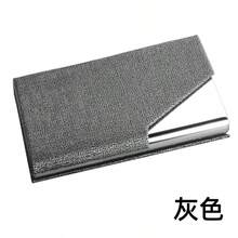 Creative & Fashionable Stainless Steel Business Card Holder With Flip Cover And Angled Design - Angled Business Card Holder - View 10