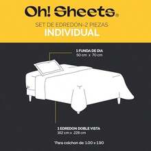 Juego de Edredn King Size de 3 Piezas, Microfibra Cool-Soft Ultra Suave, Edredn Acolchado Reversible con 2 Fundas, Relleno Hollowfill - Blanco+King Size - Ver 7