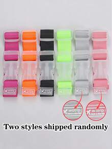 便携式行李带，彩色行李带，可调节行李安全带，带快拆扣，男女通用，旅行必备，邮轮必备，宿舍必备，可调节行李安全带，带快拆扣，防丢行李挂钩带，适用于旅行、航班、商务、居家、露营、户外、海滩、暑假、返校季 - 彩色 - 查看 7