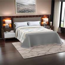 Quilted Bedspread + 2 Pillowcases, Printed For Spring, Summer, Autumn And Winter. 100% Microfiber, 150 X 150 Cm. - Thiết kế-7 - Xem 1