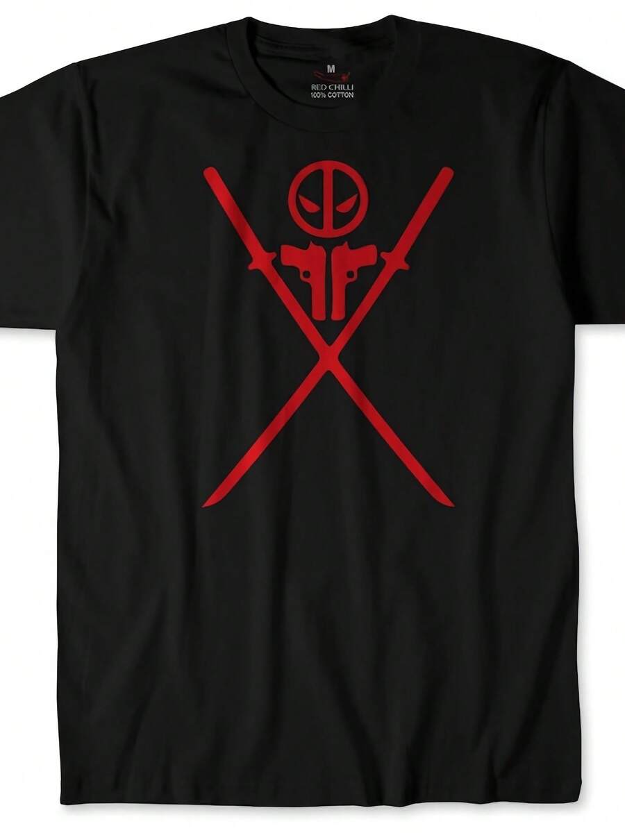 Deadpool Guns Inspired T-Shirt - Phong cách 7 - Xem 1