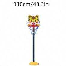 Grevosea 2pcs Kids Basketball Beach Bouncy Ball, Small Size Inflatable Ball, High Quality With Pump And Needles, Suitable For Indoor & Outdoor, Pool Party (5.5 Inch)