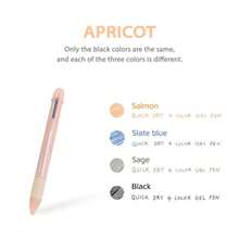 Korea LifeandPieces 0.4 Mm 4 Color Quick Dry Gel Pen Made In Korea 1 Pcs 4 Colors Ball Pen APRICOT - 杏色 - 查看 3