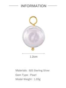 1pc DIY 18K Solid Gold CZ Dangle Hoop Charm Earring Chain Drop Pendent Accessory Dainty Cartilage Helix Tragus Lobe Piercing Gift For Her