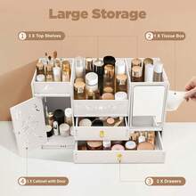 RainWeel Scatola e Scaffale per Cosmetici - Bianco - Visualizzare 1