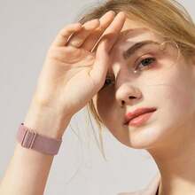 Vancle Correa elsticas compatibles con  Watch Fit 3 Correas para mujer y hombre, correas deportivas de nailon suave y elstico para  Watch Fit 3 - negro1 - Ver 7