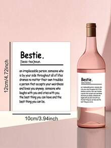 Funny Happy Birthday Wine Bottle Labels, Self-Adhesive Wine Labels, Unisex, Girlfriend/Best Friend Gift, Birthday Gift Wine Bottle Stickers, Good Quality And Value, Quirky Small Gadgets, Cute Aesthetic Trinkets, Cool Small Tools, Unique Item - Multicolor - View 9