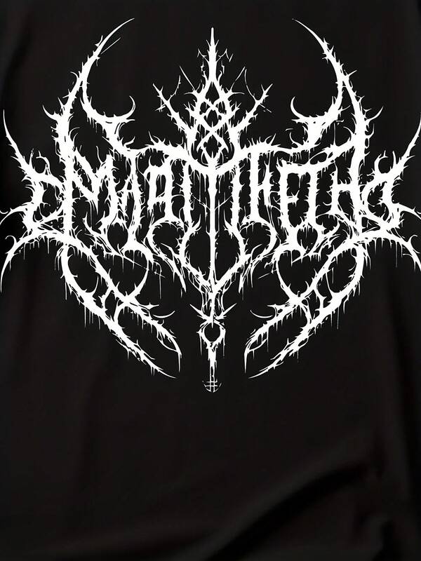 Dark Lettering Gothic T-Shirt  Alt Clothing  Mall Goth  Trad Goth  Pastel Goth  Edgy Grunge Clothing  Gothic Clothes Dark Academia
