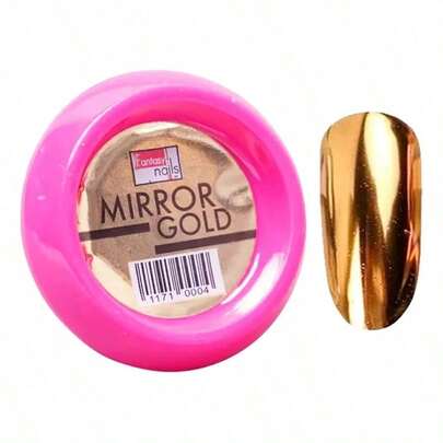 TendenciaEfecto Espejo Dorado Decoracion A Elegir Fantasy NailsCalidad premium