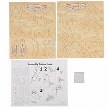 CE Certified Wooden 3D Puzzle - Self-Assembly Bee, Laser Cut, Educational And Creative Wooden Toy For Children (STEM).