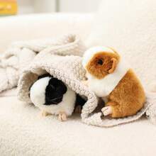 逼真的豚鼠毛绒玩具，趣味办公室和家居装饰，新年派对礼物，儿童生日游戏，收藏品，圣诞节、情人节、复活节和感恩节送给男女朋友的礼物。 - 彩色 - 查看 4