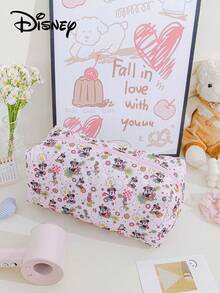 Disney Large Capacity Quilted Hair Dryer Storage Bag Multi-Pocket Design Inside Hair Dryer Holder Hair Tool Bag Multi-Functional Mickey & Minnie Pattern Storage Bag Official License Princess Storage Bag - Multicolor - View 11