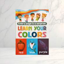 4pcs Children's Learning Books - Enlightenment - Knowledge Learning - Letters, Numbers, Shapes, Colors - Multicolor - View 8