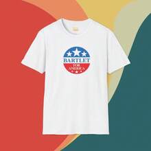 Camiseta gráfica retro Bartlet For America - Negro - Ver 12