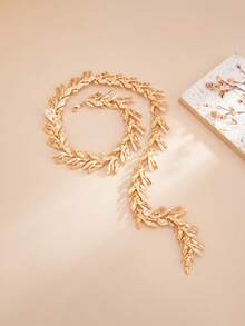 1件波西米亚风几何麦穗拼接女士时尚项链，优雅百搭，适合派对、日常休闲佩戴、情侣约会、婚礼、女士生日、节日等场合，是理想的珠宝礼物之选。 - 項鍊 - 查看 5