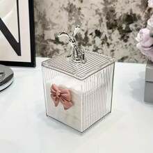 Cosmetic Swab Storage Box With Cover, 1pc Clear Makeup Organizer, Dust-Proof Storage Case, Desk Organizer Fits Makeup Sponge, Lipstick, Hair Clips, For Dresser, Countertop, Office,Room,Home,Bedroom,Bathroom,House,Pink Room,Living Room Decor,Travel Stuff,Gift Bag,Gifts For Mom,Dad,Men,Friends,Teacher,Birthday,Wedding,Desk,Shelves,Accessories,Gift Boxes,Funny Gift,Storage Bag,Room Decor, Bags,Makeup Bag,Vanity,Travel,Make Up Bag,Travel Essentials,Organizer,Storage,Travel Essential,Makeup Organizer,Makeup Bags,Make Up Organizer,Toiletry Bag,Desk Organiser,Cosmetic Bag,Makeup Pouch,Make Up Organize,Vanity Accessories,Make Up Pouch,Make Up Bags,Jewellery Box,Pouch,Makeup Brush Holder,Brush Holder,Perfume Organiser,Pouch Bag,Gifts For Women,Christmas Gifts,Gift Ideas For Women,Room Decor - Clear - View 15