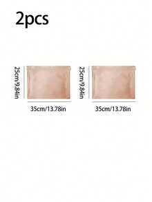 缎面抽绳防尘袋，适用于珠宝首饰及配饰；丝绸抽绳旅行收纳袋；便携式抽绳封口袋，适用于衣物鞋履；大容量手提包防尘袋；自封抽绳收纳袋；旅行配件收纳整理便携式防尘袋 - 香檳色 - 查看 13