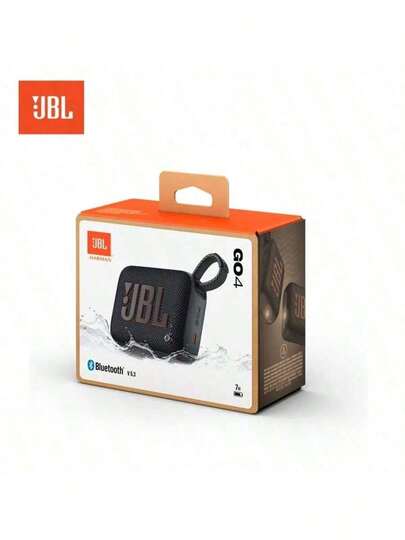 JBL Go4 Portable Bluetooth Speaker, Low-Frequency Waterproof Mini Speaker, Wireless High-Quality Hands-Free Speaker, Supports USB Playback, Compatible With IOS/Android/PC, Battery Life Up To 7 Hours