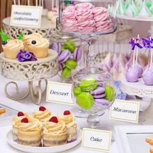 10/20/50 Pcs Table Place Cards, Small Table Cards With Gold Foil Frame, Wedding Table Cards, Valentine's Day, Name Tags, Escort Cards, Place Cards, Folding Wedding Cards, Table Cards, Thank You Cards, Thank You Notes, Greeting Cards, Dinner Table Labels, Unique Textured Table Cards, Suitable For Dinner, Party Seating Cards, Applicable For Birthday Party, Bridal Shower, Anniversary Party, Product Labels - Multicolor - View 6