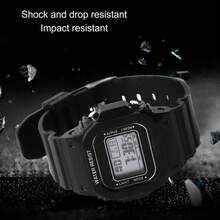 Unisex Digital Watch Set For Couples (9620 Cool Black) - -Style Sporty Watch For Students, Matching Watches For Men And Women