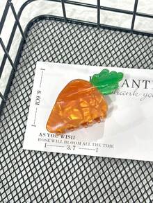 1 Peça Clipe de Garra de Coelho Cenoura Fofo, Clipe de Garra de Coelho Ovo de Páscoa Adorável, Acessório de Cabelo, Adequado para Uso Diário, Feriado, Transporte, Festa, Reunião, Decoração de Cabelo, Acessório de Cabelo Feminino, Acessórios de Cabelo Feminino de Páscoa, Presilhas de Cabelo da Moda para Verão e Praia - Multicolorido - Visão 10